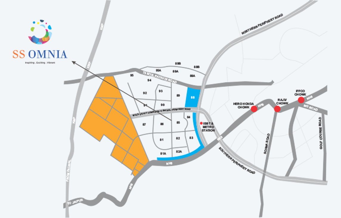 SS Omnia Location Map